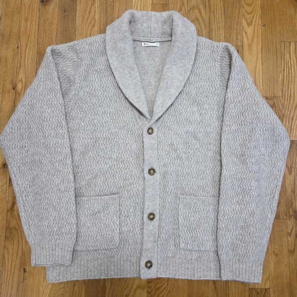 Marine Layer Chamonix Cardigan Sweater In Everest Size XL